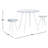 Bourquin 2 - Person Four Leg Dining Set