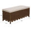 Banc Manon Scallop avec coussin-1768061066