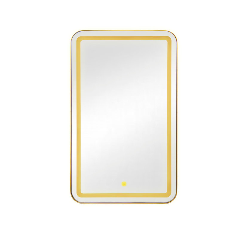 Armoire à pharmacie rectangulaire avec miroir