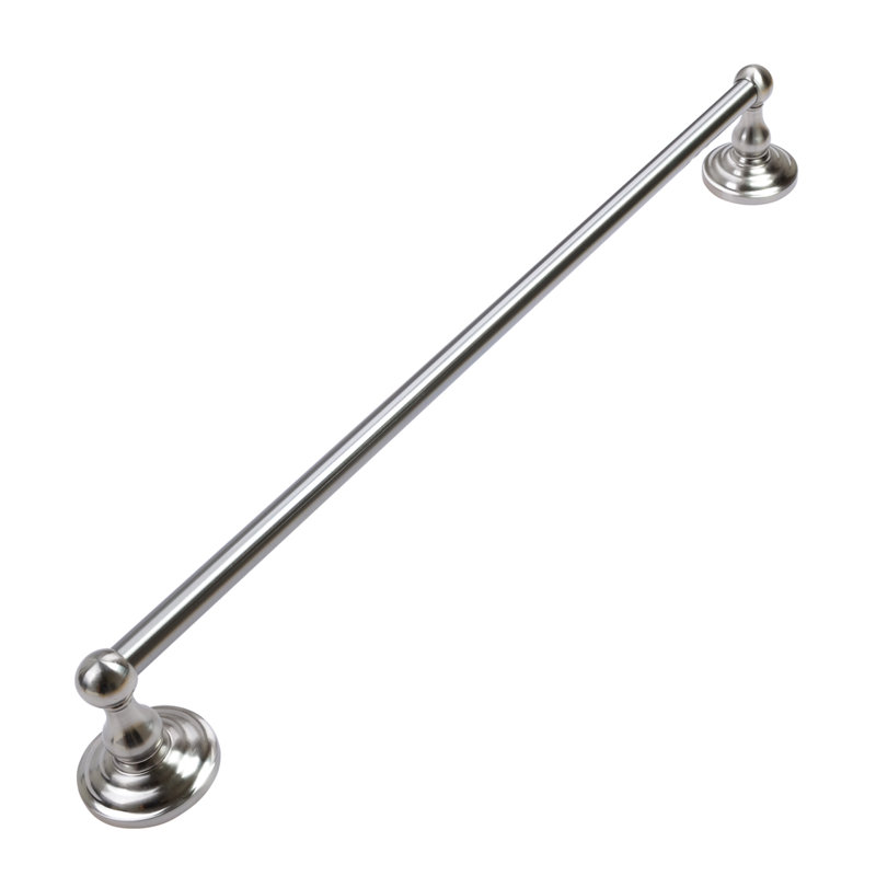 Barre à serviettes murale 24 po Elm, Nickel satiné