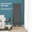 Nadarius 224cm W x 172cm H 4 - Panel Folding Room Divider