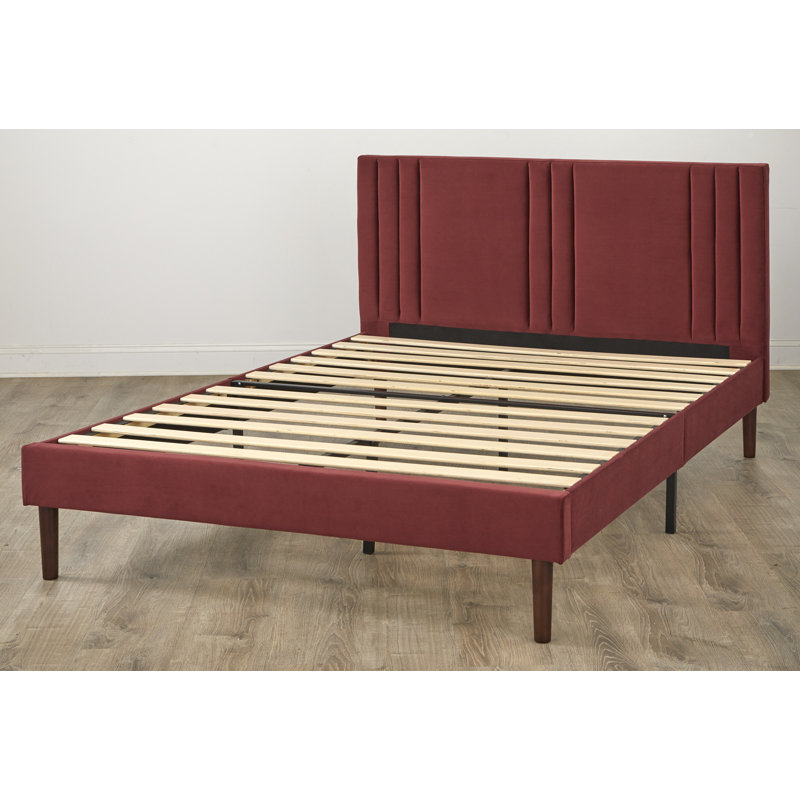 Grand lit plateforme tapissier Fenoglio, Bourgogne
