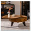Table basse ronde rétro avec espace de rangement, idéale pour le salon et le bureau-664068134-664068132