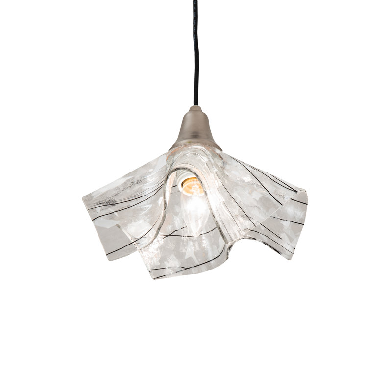 Luminaire suspendu unique en forme de cloche à 1 lumière Kayme Branches