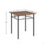 Ensemble 3 pièces de table de salle à manger pour chaise rétro