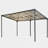 Metal Pergola with Canopy