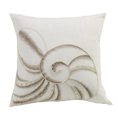 Newport Embroidered Throw Pillow