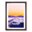 Peach Sky over the Mountain in Abstract - Picture Frame Graphic Art Print-55739085-55739084