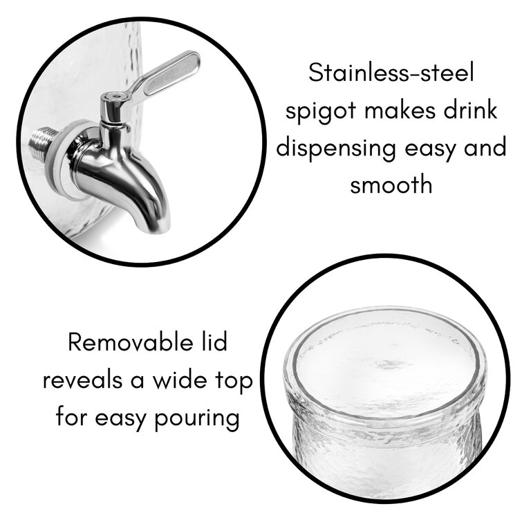 https://assets.wfcdn.com/im/90902323/resize-h755-w755%5Ecompr-r85/1313/131394069/Prep+%26+Savour+1.5+Gallon+Hammered+Glass+Beverage+Dispenser+With+Lid+-+Stainless+Steel+Spigot+-+Decorative+Round+Jar+For+Drinks+-+Lemonade+Sangria+Tea+Water+Drink+Jar+Jug+-+Home+Parties.jpg