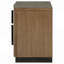 Table de chevet 2 tiroirs Moraga Ash