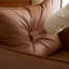 Modern Faux Leather Armchair With Unique Armrests-1282204082