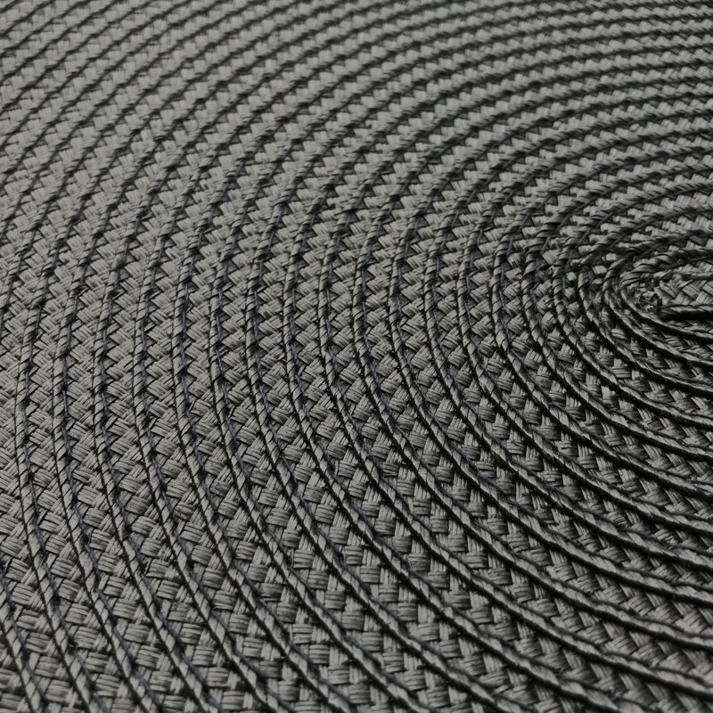 Ensemble de napperons 6 pièces Tigela, Noir, noir, noir, noir