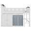 Loft Bed with Wardrobe, Storage Cabinet-1242013193