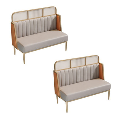 Faux Leather Upholstered Bench