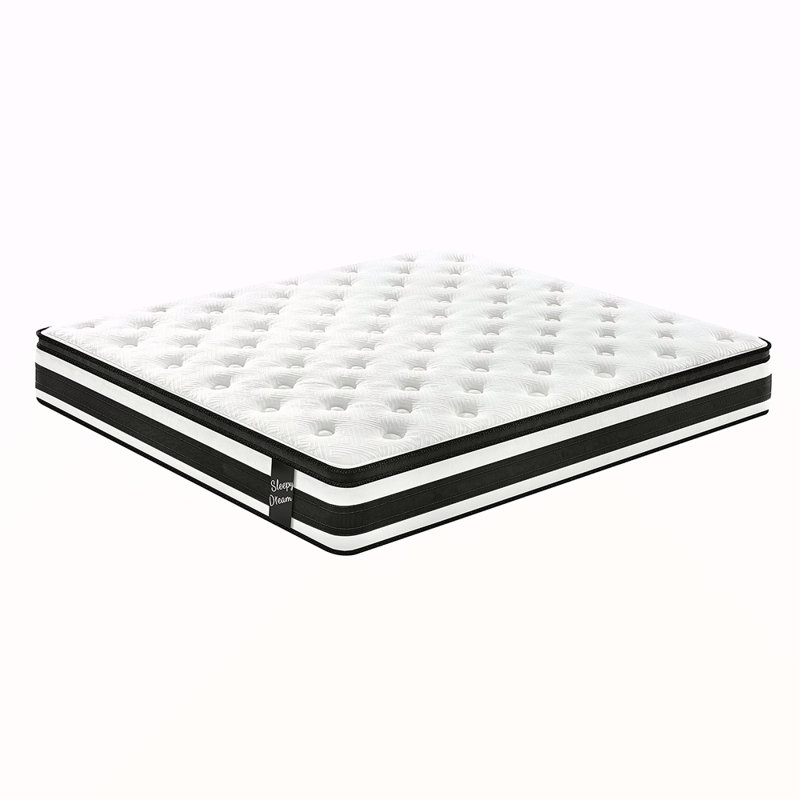 12 Inch Breathable Cool Oeko-Tex100 Cover Memory Foam Individual Pocket Spring Hybrid Mattress