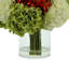Assorted Hydrangea In A Round Vase