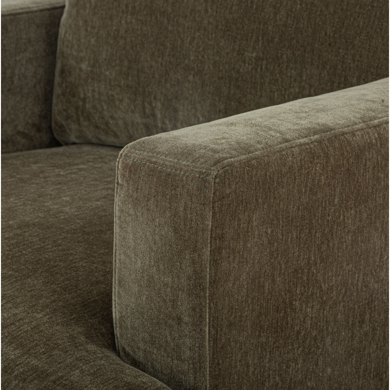 Laguna Upholstered Armchair, Olive Green Performance Chenille