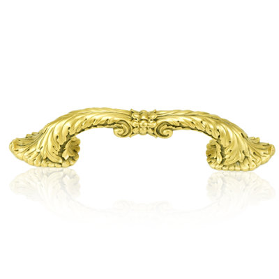 3-1/2” C TO C LOUIS XV PULL FLORENTINE FINISH