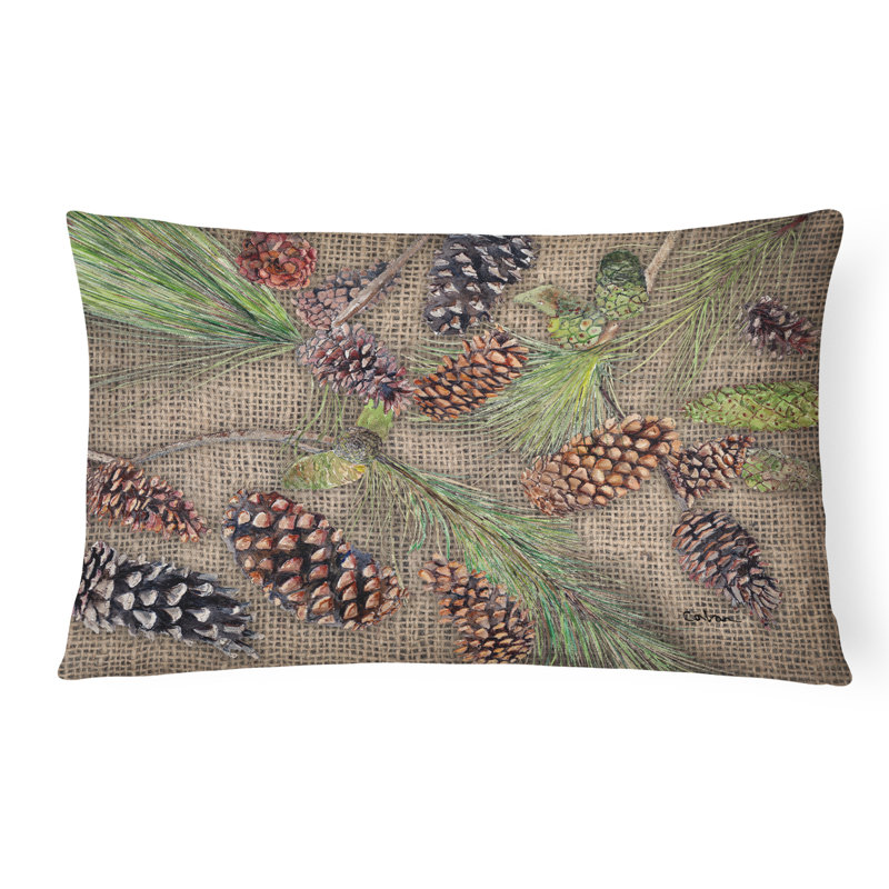 Coussin intérieur/extérieur en cônes de pin