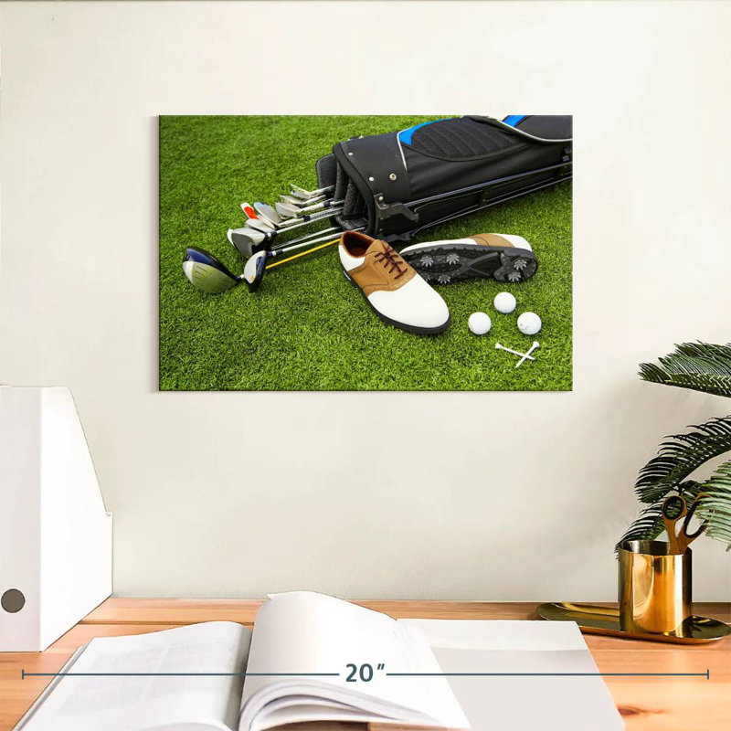 Ensemble de matériel de golf, H 8 po x l 12 po
