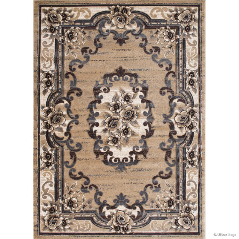 Oriental Indoor Rug, Rectangle 5'2" x 7'2"