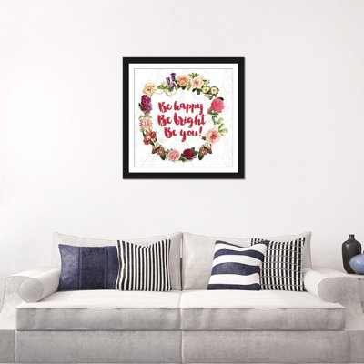 «Be Happy», impression sur toile