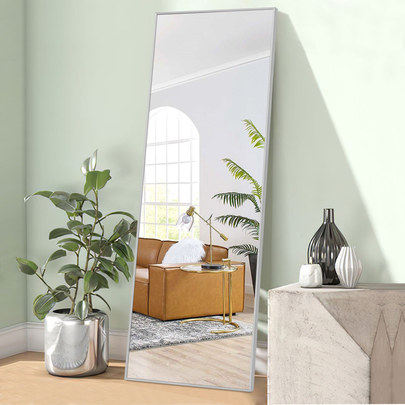 Metal Flat Mirror, Silver
