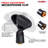 5 Core Universal Microphone Stand Height Adjustable 35 to 57" Round Base Floor Mic Holder Metal Build