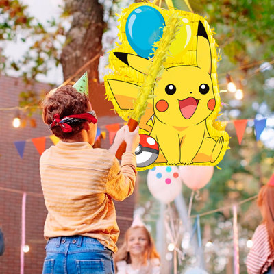 Ensemble de pinata de pokémon, 4 pièces - Pinata à thème de pokémon 14 "