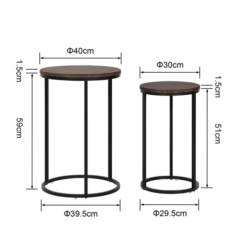 Faolan Frame Coffee Table, Black