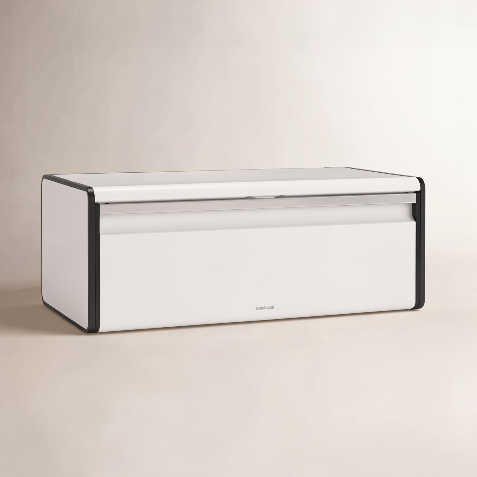 Brabantia Fall Front Bread Box, White