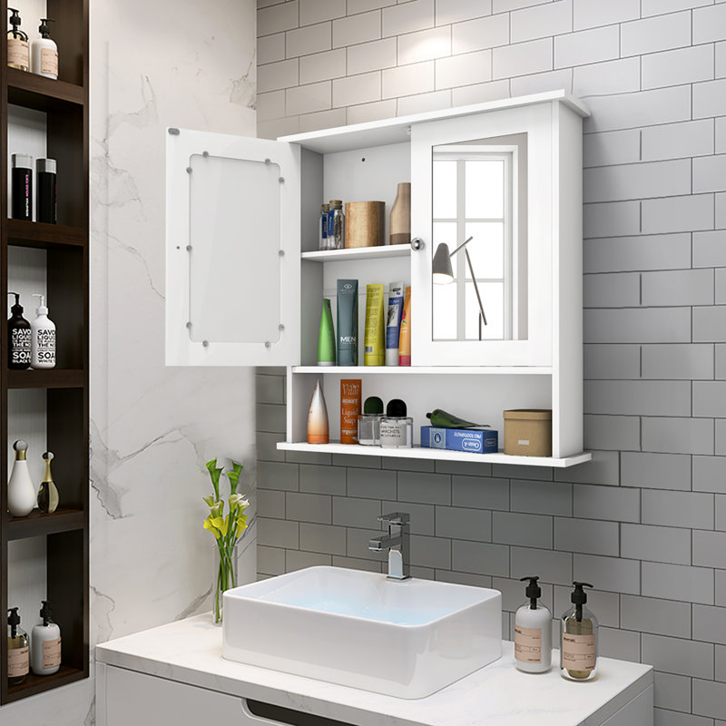 Barbro Bathroom Cabinet, White