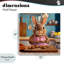 Plaque murale de madame Bunny Bakewell, design par Lucia Heffernan