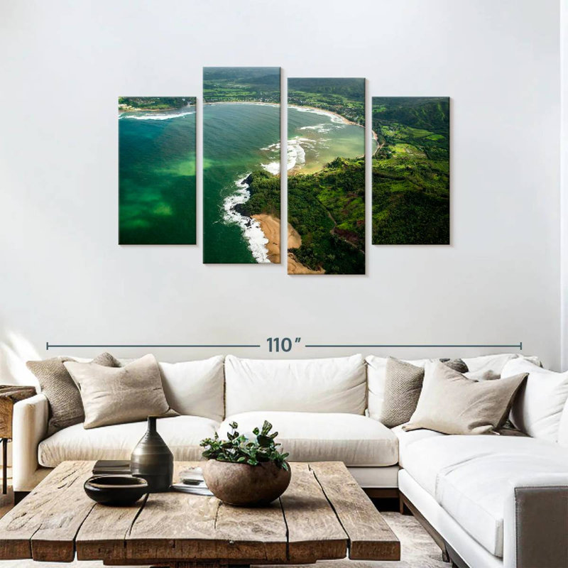 Gillard Hanalei Bay Kauai, 48" H x 75" W