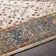Tapis oriental bleu marine / crème / jaune / gris Diggins