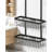 Hanging Shower Caddy, Never Rust Aluminum Shower Organizer For Inside Shower, 2-Tier Bathroom Shelves With Hooks And Soap Dish, Black-512146394