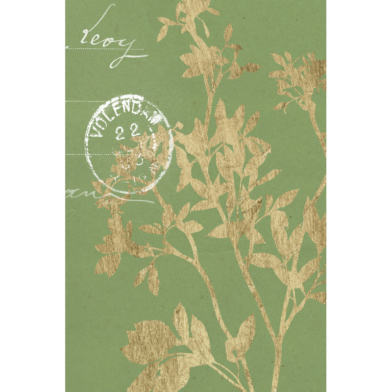 Greenery Leaves II by Jennifer Goldberger - Wrapped Canvas Print, 46cm H x 30cm W 