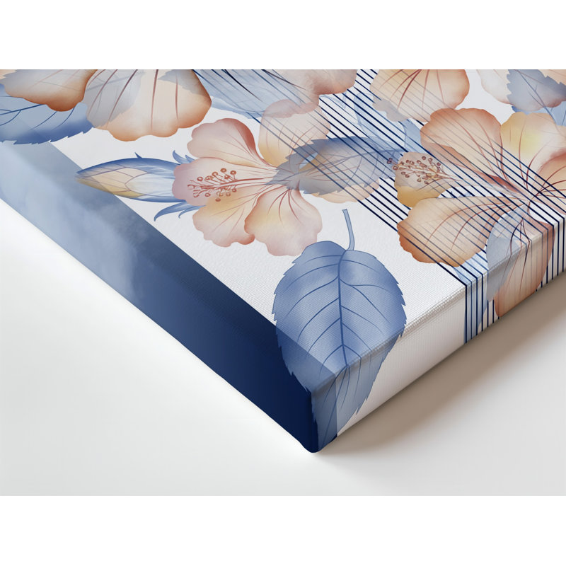 "Toile dans une composition verticale tranquille", H 30 po x l 40 po