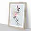 Large Pink Blossom by Katsushika Hokusai - Picture Frame Painting Print-55777654-55777656
