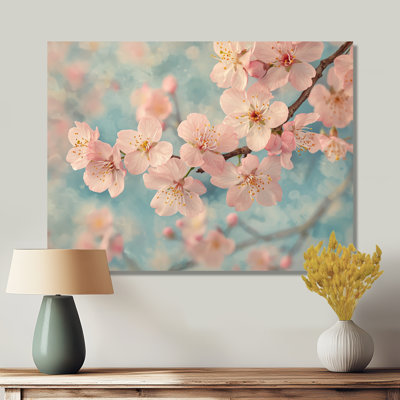 Fleur de cerisier rose au printemps - Art mural fleur de cerisier