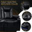 Fauteuil inclinable électrique 4 PC avec nappa de grain supérieur, relaxation entièrement réglable, charge intelligente, éclairage à DEL RVB dynamique-1117449299