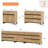 3 In 1 Modern Sideboard With 12 Drawers,Storage Cabinet With Adjustable Shelves, Coffee Bar Cabinet For Living Room, Kitchen-2036974521