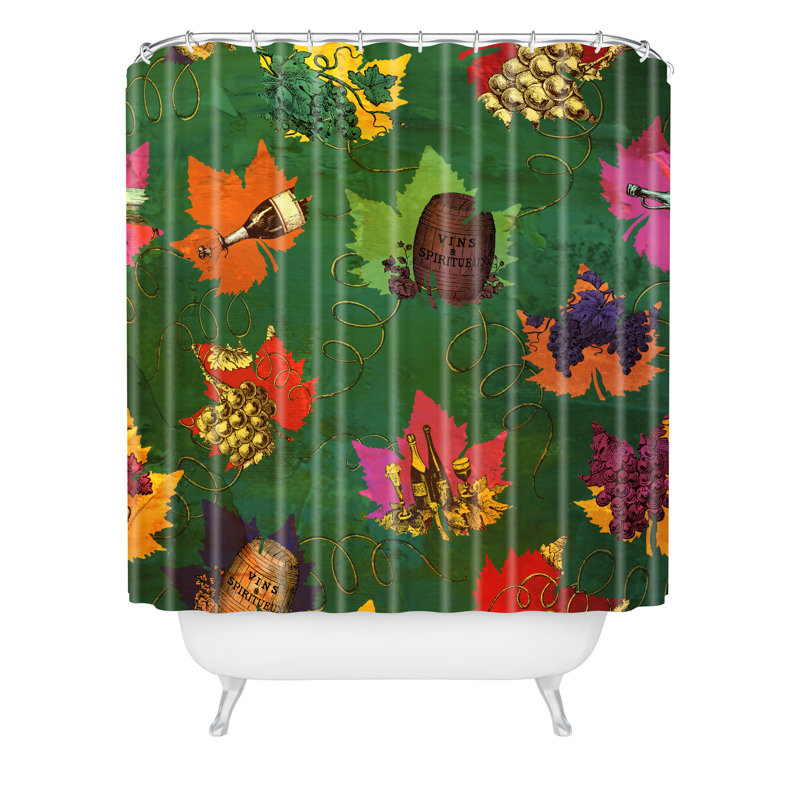 Rideau de douche à motif simple célébrer l’automne