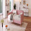 Lit de jour simple rembourré avec 4 pieds de soutien, Rubine-427515909