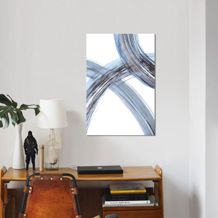 « lines ii », impression sur toile, H 12 po x l 8 po x P 0,75 po, Pas de tapis, Toile tendue