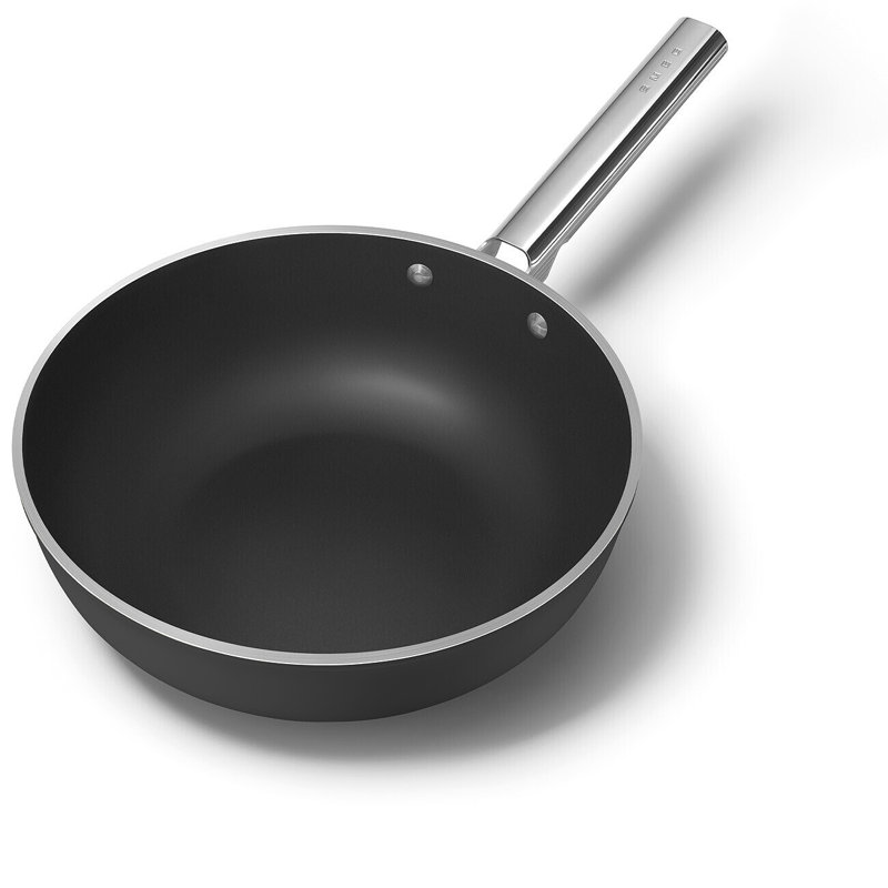 Wok antiadhésif Smeg 30 cm