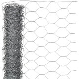 Nature Wire mesh Hexagonal 1 x 10m 40mm Galvanised Steel