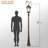 No Wiring Required Royal Bulb Solar Lamp Post Weathered Bronze-991451939-1015575168