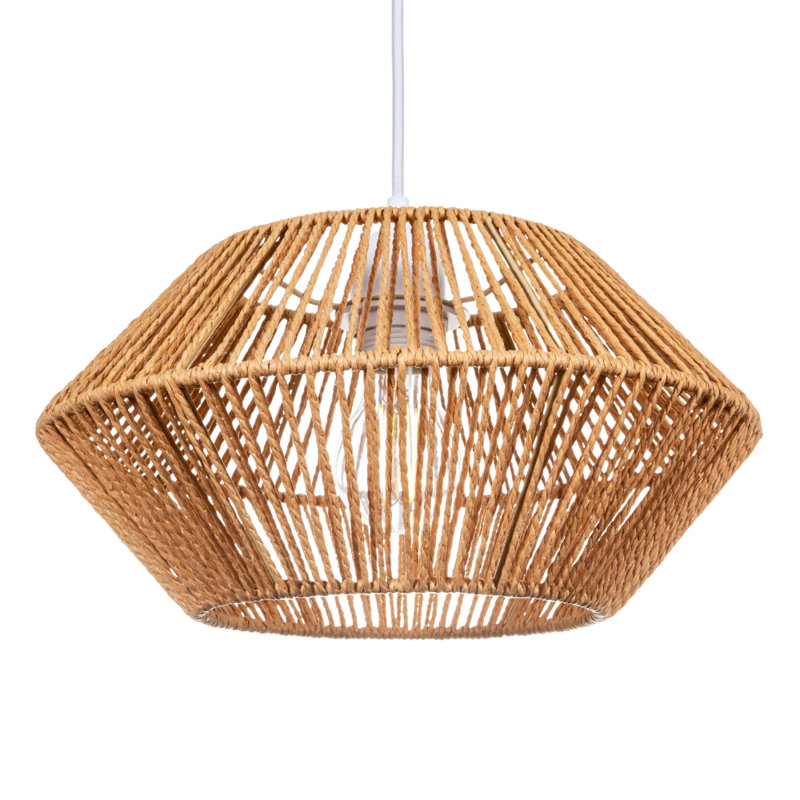 16cm H Novelty Pendant Shade ( Screw On ) in Brown