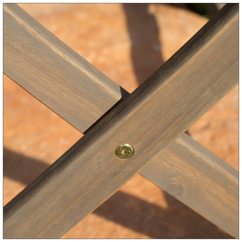 Table pliable Positano 43,5 po, Gris